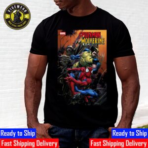 A New Comic Book Adventure Titled SPIDER-MAN & WOLVERINE Written By Marc Guggenheim And Illustrated By Kaare Andrews Will Be Released On May 7 Unisex T-shirt