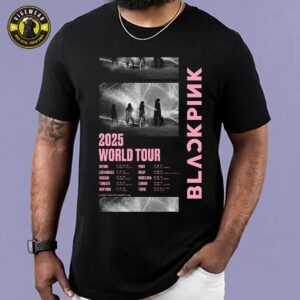 BLACKPINK 2025 World Tour – Official Schedule Unisex T-shirt