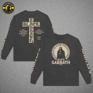 Black Sabbath Self-Titled Track List Long All Over Print Shirt