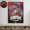 Boston Cannons Win Back To Back Champions Series 2025 Premier Lacrosse League Home Decor Poster Canvas