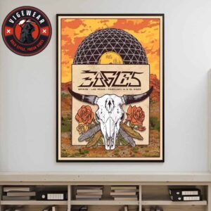 Eagles Limited Edition Concerst Poster At Sphere Las Vegas On February 14 And 15 2025 Home Decor Poster Canvas