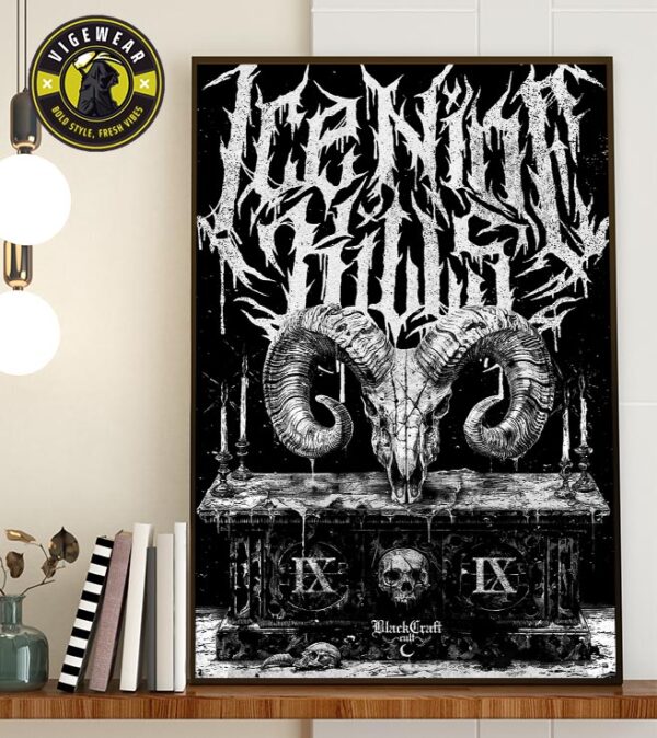 Ice Nine Kills x Blackcraft INK Flag Home Decor Poster Canvas