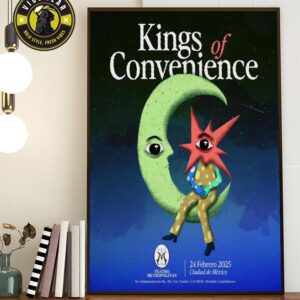 Kings Of Convenience Feb 24 2025 Teatro Metropolitan Mexico Poster Home Decor Poster Canvas