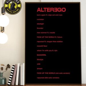 LISA BLACKPINK Releases Solo Album Alter Ego On February 28 2025 Home Decor Poster Canvas