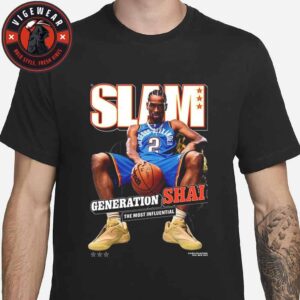 Shai Gilgeous-Alexander Oklahoma City On Slam 254 Cover Tee Generation Shai The Most Influential Classic T-Shirt