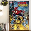 A New Comic Book Adventure Titled SPIDER-MAN & WOLVERINE Written By Marc Guggenheim And Illustrated By Kaare Andrews Will Be Released On May 7 Home Decor Poster Canvas